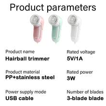 Portable Hair Remover, USB Powered - For Clothes, Fabrics, Bedding, Carpets, Sofas Effective Fabric Shaver - Removes Lint Balls, Fluff, Suitable For Daily Use At Home!, Clothes Lint Remover With, Clothes Lint Remover