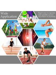 1pc Adjustable Multifunctional Sports Bandage, Self-Adhesive High Elastic Wrap Bandage For Ankle, Wrist, Elbow And Knee Support