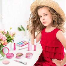 Princess Dress Up Set - Princess Dress Up Set For Little Girls / Dress Up Game And Makeup Toys, Christmas Limited Edition - Princess Makeup Toy Set For Toddlers - Makeup Beauty Toys, Ideal Gift For Children's Day / Christmas / New Year / Holidays - Multicolor - View 3
