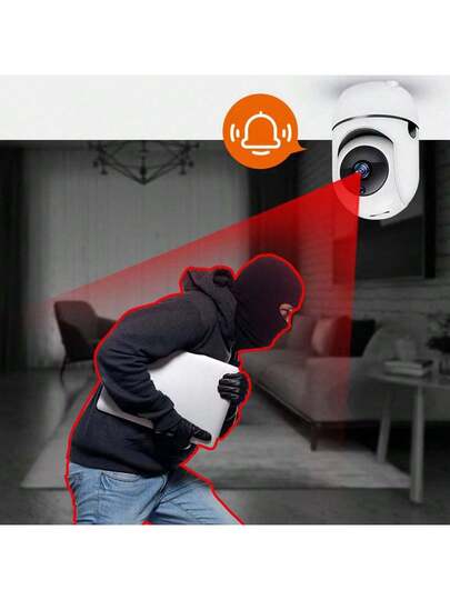 1pc/ 2.4G WiFi Security Camera AI, 360° View, Remote Monitoring, Two Way Audio, Mobile App Control Ideal Home Business Security, Indoor/Outdoor Surveillance view 7