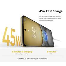 Realme C75 4G 智能手机 6.67 英寸 HD+ 显示屏 50MP AI 摄像头 6000mAh 大容量电池 45W SuperVOOC 快速充电 侧面指纹识别 Android 14 动态按钮 光面设计 6+128GB/8+256GB - 金色 - 查看 8