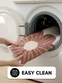 DAJIANG 1 pieza Tapete de pasillo con estampado floral vintage simple, alfombra antideslizante para entrada, alfombra suave, plegable y lavable, adecuada para sala de estar, cocina, baño, mesita de noche - Decoración del hogar, esponjosa y gruesa, adecuada para decoración de Halloween, Acción de Gracias, otoño/invierno, Navidad