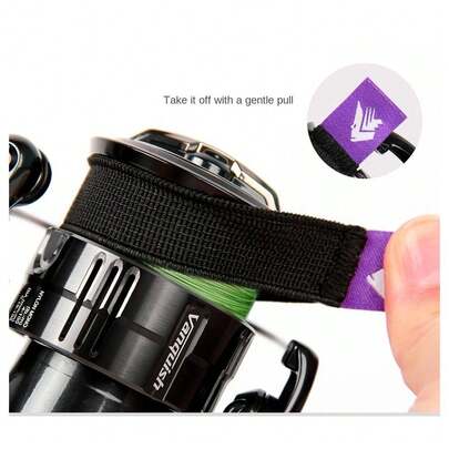 Set de 4 correas elásticas para carrete de pesca, protección de carrete de pesca, soporte para caña de pescar, herramienta de equipo de pesca