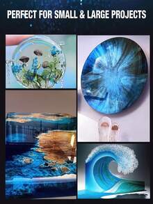 240ml-500ml Epoxy Resin Kit -Epoxy Resin Casting Kits - Crystal Clear Epoxy Resin Kit - Self-Leveling, High-Glossy, No Yellowing, No Bubbles Casting Resin Perfect For Crafts, Table Tops, DIY 1:1 Ratio - Epoxy Resin - View 4