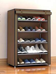 1pc Multi-Layer Large Capacity Shoe Storage Organizer, Space-Saving Design Fits Various Home Spaces, Keeps Shoes Tidy And Organized, Practical And Decorative Room Decor