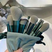 Kit13 de Pincéis de Maquiagem Profissional com Estojo – Cerdas Macias, Alta Precisão e Fácil de Usar