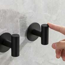 Gancio in acciaio inossidabile per accessori da bagno, appendiabiti da parete moderno per bagno, cucina, accappatoi, vestiti, autoadesivo per bagno, hotel, garage, piscina, accessori per la casa