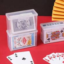 1 Pack Of 8 Small Item Storage Boxes, Transparent Flip-Top Card Plastic Boxes, Cosmetic Sticks, Dental Floss, Toothpicks, Card Holder Film Storage Boxes. It's A Great Small Storage Box, Light And Compact