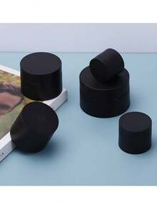 2 قطعة/مجموعة وعاء مكياج فارغ سعة 15-50 جرام، حاويات صغيرة قابلة لإعادة التعبئة، أوعية بلاستيكية بغطاء دائري للكريمات والسفر - متعدد الألوان - مشاهدة 9