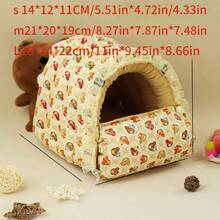 1pc Parrot Cotton Nest, Warm Nest With Lining, Thick Nest For Bird Cage, Suitable For Overwintering, Heating And Insulation For Parrots, Macaws, Cockatoos And Other Birds