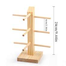 Wooden Sunglasses Display Rack, Disassemblable Eyeglasses Holder Stand, Wooden Sunglasses Display Prop - Multicolor - View 5