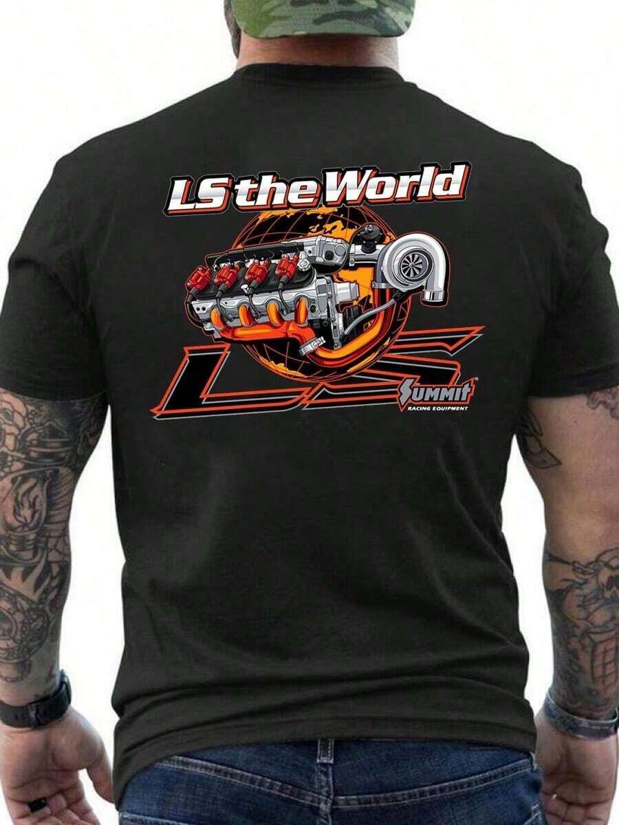 Equipo de Carreras Summit® Camiseta Pro LS Engine para amigos - Verde - Ver 1