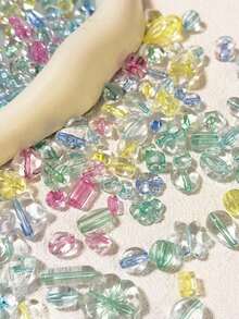 亚克力DIY饰品，奶油胶手机壳，发夹，装饰饰品材料，巴洛克饰品，DIY手工耳环，头饰，鞋子，服装配饰。本产品广泛应用于装饰，吊坠等。 - 彩色 - 查看 11