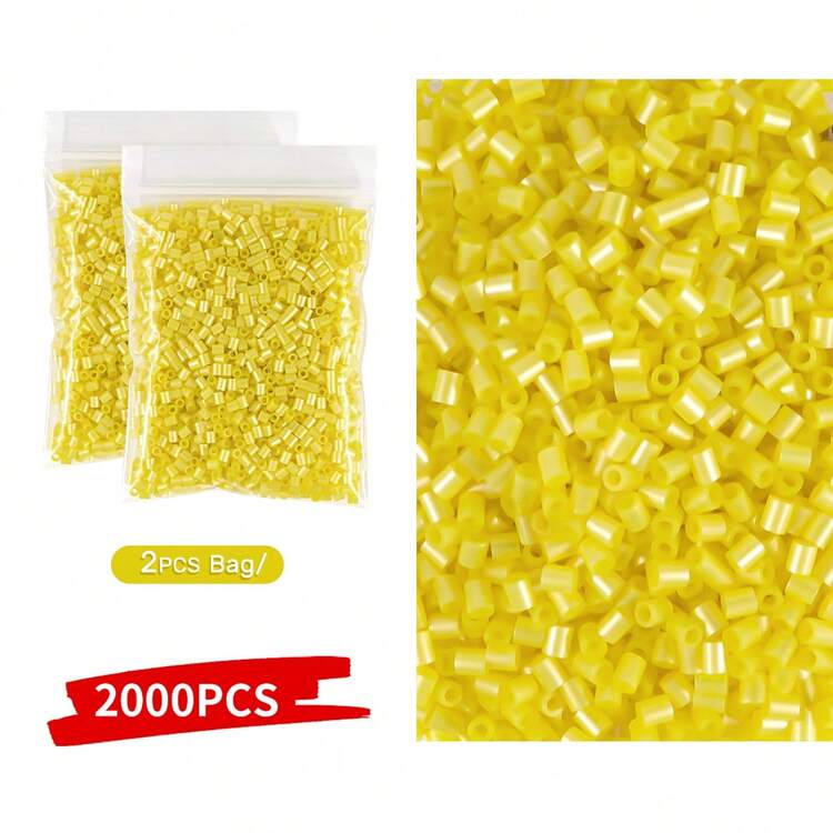 1000/2000/5000颗 2.6mm 迷你熔珠 像素拼图铁珠 儿童熔珠 DIY 高品质手工礼品 益智玩具 - 拼豆豆 - 查看 53