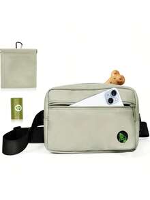 Large Capacity Dog Treat Pouch With Removable Treat Bag - Washable, Leak-Proof Design For Pet Training & Walks, Includes Poop Bag Dispenser & Reusable Dog Poop Clips, Dog Treat Pouches Gym Bag Belt Bag - Multicolor - View 13