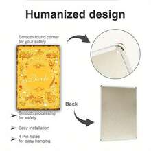 1pc Vintage Circus-Themed Metal Tin Poster - Retro Carnival Decor With Hot Air Balloons, Vintage Cars - Bold Yellow & Black Wall Art For Home, Bar, Cafe, Party - Dumbo Decoration - Ideal Christmas Gift For Movie Lovers, Cafe Artwork, Whimsical Design, Handcrafted Look, Decorative Sign, Bar Owners, 2D Perfect For Room Decor 55QQ - 20,32*30,48 cm - Xem 4