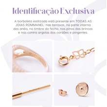 WHITE Gold Plated Solitaire Ring; 512180 Rommanel - trắng - Xem 6