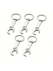 1/5/10/20/50pcs Personalized Bottle Opener, Customizable Text, Creative Wrench Keychain, Portable Keychain, For Father's Day, Christmas, Birthdays, Weddings, Anniversaries, Unique Gift For Friends, Family, Guests Colleagues.