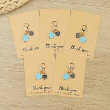 4件/8件幸运四叶草钥匙扣，搭配感谢卡，支持卡，感谢卡，朋友卡，生日卡，婚礼卡，节日卡，毕业卡，派对卡，理想的幸运钥匙扣，陪伴您旅行的理想之选。汽车配件，可爱哥特风，Y2K，圣诞礼物，包袋配件，带身份证夹的挂绳，汽车配件，包袋挂饰 - 綠色 - 查看 17