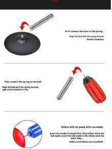 桌面拳击速度球反应训练器材，用于缓解压力，家用吸盘式反应靶，减震垫