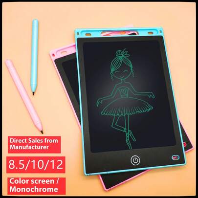 1pc LCD Electronic Writing Tablet, Colorful Screen Doodle Board Drawing Pad, Writing Board, Educational Christmas Birthday Gift, Halloween, Christmas, Thanksgiving, Easter Gift