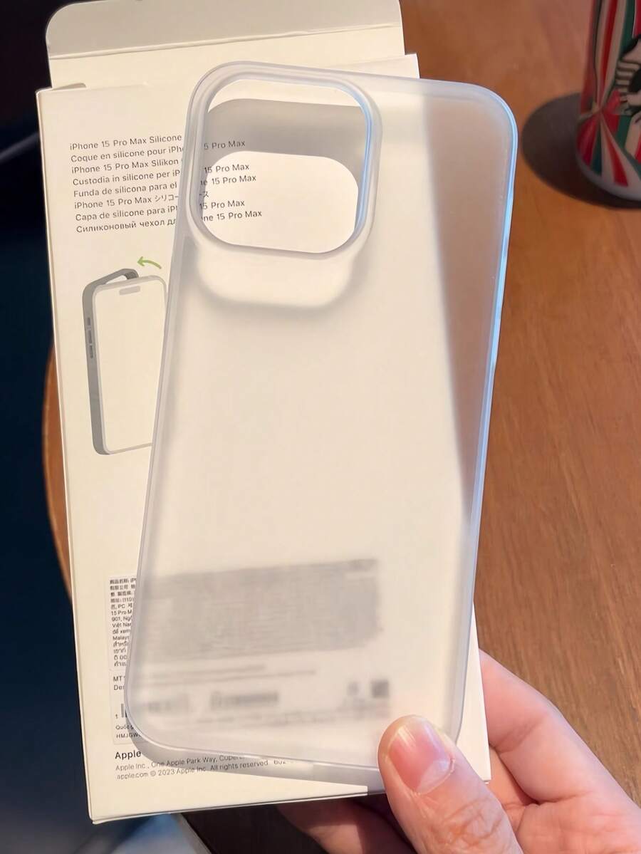 Ốp lưng điện thoại TPU màu trơn siêu mỏng trong mờ tương thích với iPhone 17 16 15 14 Pro Max Plus 12 13 11, mềm mại, trong suốt, chống sốc, mỏng nhẹ, vỏ TPU bảo vệ mặt sau, quà tặng mùa xuân - màu trắng mờ - Xem 1