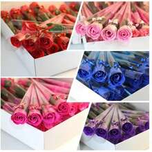 10 件粉色圣诞礼物玫瑰香皂花，节日开幕式，情人节礼物，婚礼，生日花束，周年纪念，伴娘礼物，母亲节，父亲节礼物，万圣节，圣诞节纪念品 - pink bunch - 查看 8