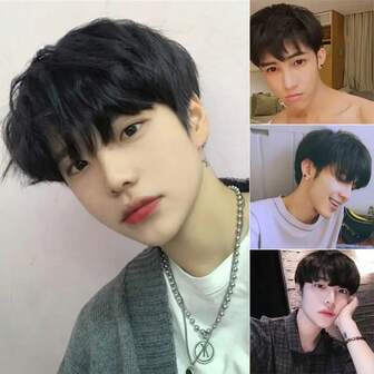 Realistic Short Men Wig - Soft, Fluffy Straight Hair For Everyday Use, High-Temperature Fiber, Versatile Styling Suitable For All Ethnicities