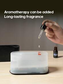 kinscoter 1个USB 220毫升迷你火焰香薰机，小型超声波卧室酒店空气加湿器，便携式彩色夜灯精油香薰机，生日圣诞礼物