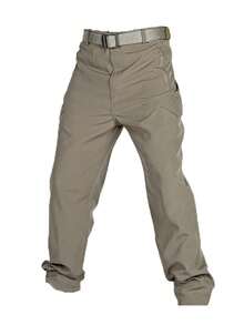 Men's Spring Autumn City Cargo Elastic Pants Trekking Hiking Camping Climbing Running Sports Cycling Work Outdoor Trousers - IX6-灰色 - 查看 3