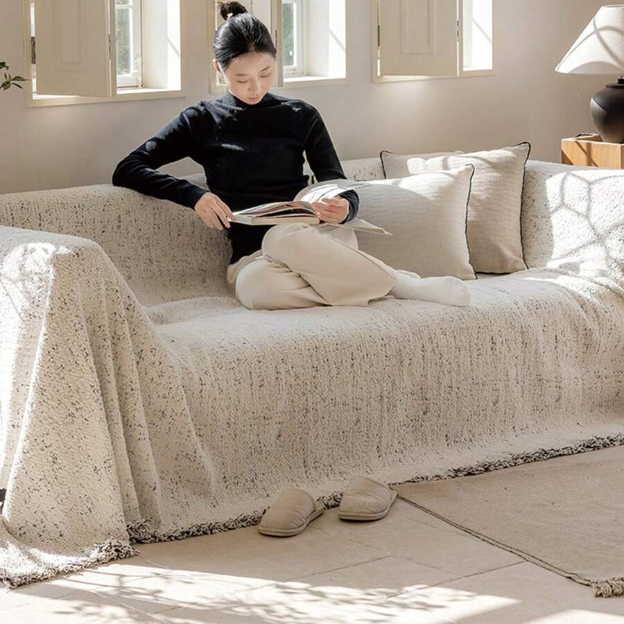 Sofa Towel - YB-Xingmu (sợi lông)-cà phê - Xem 1