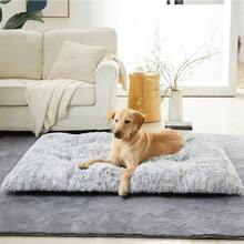 - Camas para perros grandes, cama para perros medianos y grandes, cama de jaula para perros - 36 (35 x 23 pulgadas) + gris - Ver 3