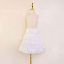 تنورة صيفية جديدة بتنورة داخلية للأطفال والرضع، ملابس عيد الميلاد وحفلات الأميرات - متعدد الألوان - مشاهدة 3