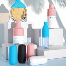 4 Travel Bottles Of Cosmetic Hand Soap Leak-Proof Protective Covers In Random Colors, Lotion Sub-Bottles Leak-Proof, Beauty & Health Health Walking Aids And Daily Auxiliary Products Waterproof Protective Covers.