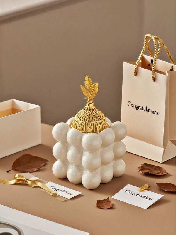 1 pièce Ornement de brûle-encens créatif, ornement de décoration pour la maison, brûle-encens pour la chambre, le salon, la cuisine, la décoration des fêtes. Très bon cadeau de Noël.