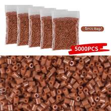 1000/2000/5000 hạt nhựa nhỏ 2.6mm, hạt ghép hình pixel, hạt sắt nung chảy, hạt trang trí DIY chất lượng cao, quà tặng thủ công. - Đậu - Xem 24