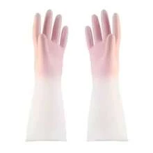 1 Par de Luvas de Borracha para Lavar Louça, Luvas de Lavar Louça de Cozinha de Látex, Luvas de Limpeza Doméstica Multifuncionais