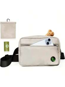 Large Capacity Dog Treat Pouch With Removable Treat Bag - Washable, Leak-Proof Design For Pet Training & Walks, Includes Poop Bag Dispenser & Reusable Dog Poop Clips, Dog Treat Pouches Gym Bag Belt Bag - Multicolor - View 12