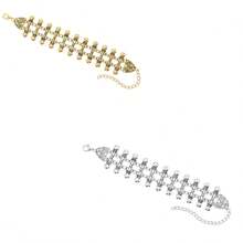 1 Peça Pulseira de Liga Vintage Desgastada, Acessório de Verão