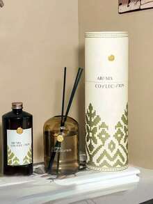 200ml White Tea Rainy Garden Aroma Diffuser, Unique Design Fragrance Rattan Diffuser, Natural Plant Essential Oil Blend, Home Decor Scent, Long-Lasting Aroma, Indoor Rattan Diffuser, Ideal For Wedding Gifts, Birthday, Valentine's Day, Christmas, Parties, Bedroom, Living Room, Office