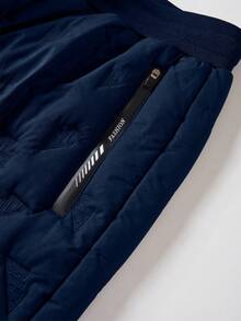 1件装女士保暖内衬运动裤，防风保暖休闲裤，冬季紧身裤 - 藍色 - 查看 9