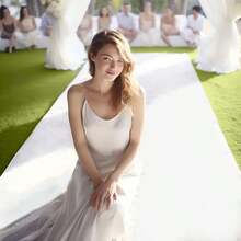 1pc Wedding Aisle Carpet, Holiday Decorative Carpet For New Year, Valentine's Day, Wedding, Christmas And Party, Disposable Aisle Carpet And White Carpet For Stage Performance. Our Products Are Suitable For Dancing, Performances, Grand Openings And Various Ceremonies. This Is A Disposable Aisle Carpet Available In White And Red Colors. Please Purchase Through The Provided Link.