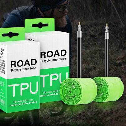 CYCLAMI Ultralight Bike TPU Inner Tube 700C 700 X 18 23 25 28 30 32 Road Bicycle TPU Material Tire 45mm 65mm 85mm Length French Valve