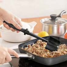 3-In-1 Handheld Kitchen Tool: Meat Chopper, Scraper And Mixing Shovel - màu đen - Xem 10