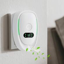 Hailicare Plug-In Air Purifier With Negative Ion Generator, Mini Negative Ion Air Purifier, Portable Negative Ion Generator, Quiet Operation, Air Freshener Suitable For Pet Odor, Kitchen Odor, Dust, Smoke - US A Type Plug(110-127V) - View 1