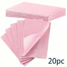 5/20/50/125片一次性粉色/蓝色/紫色美甲桌垫三层防水可折叠清洁垫桌布清洁美甲餐巾，多功能美容纹身牙科布防水桌布美甲工具 - 彩色 - 查看 18