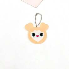A Set Of /1 Piece Of Twice LOVELYS Cartoon Character Pearl Chain Double-Sided Acrylic Keychain Pendant Accessories, Christmas Gift (Style Random) - Multicolor - View 11