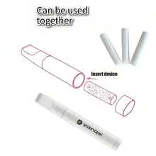 新款水果香薰吸管，精美包装设计，香薰吸嘴，香薰替换棒，男女通用礼品，多种口味可选，无需电池，圆柱形设计 - 持久留香，车载家用实用礼品