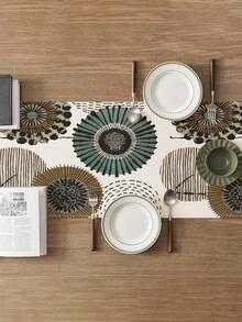 1pc Bohemian Style, Multi-Size Options, Table Runner, Table Decoration, Tablecloth, Home Decor, Dining Table Decor, Fireplace Mantel Scarf, Glass Door & Window Valance, Entryway Decor