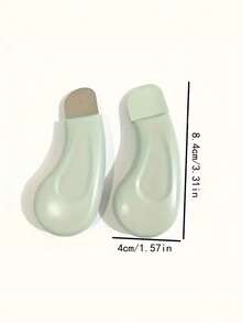 人形黑头清洁工具 - 温和面部毛孔清洁器，非电动护肤勺，带纹理表面和浅绿色手柄，适合所有季节 - 彩色 - 查看 7